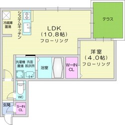 S-RESIDENCE琴似2の物件間取画像